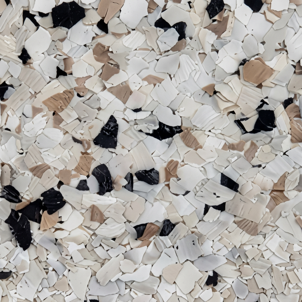 Shoreline vinyl flake epoxy floor coating - Cap City Garages Columbus OH