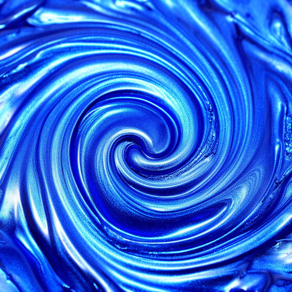 Bright Blue metallic epoxy pigment - Cap City Garages Columbus OH