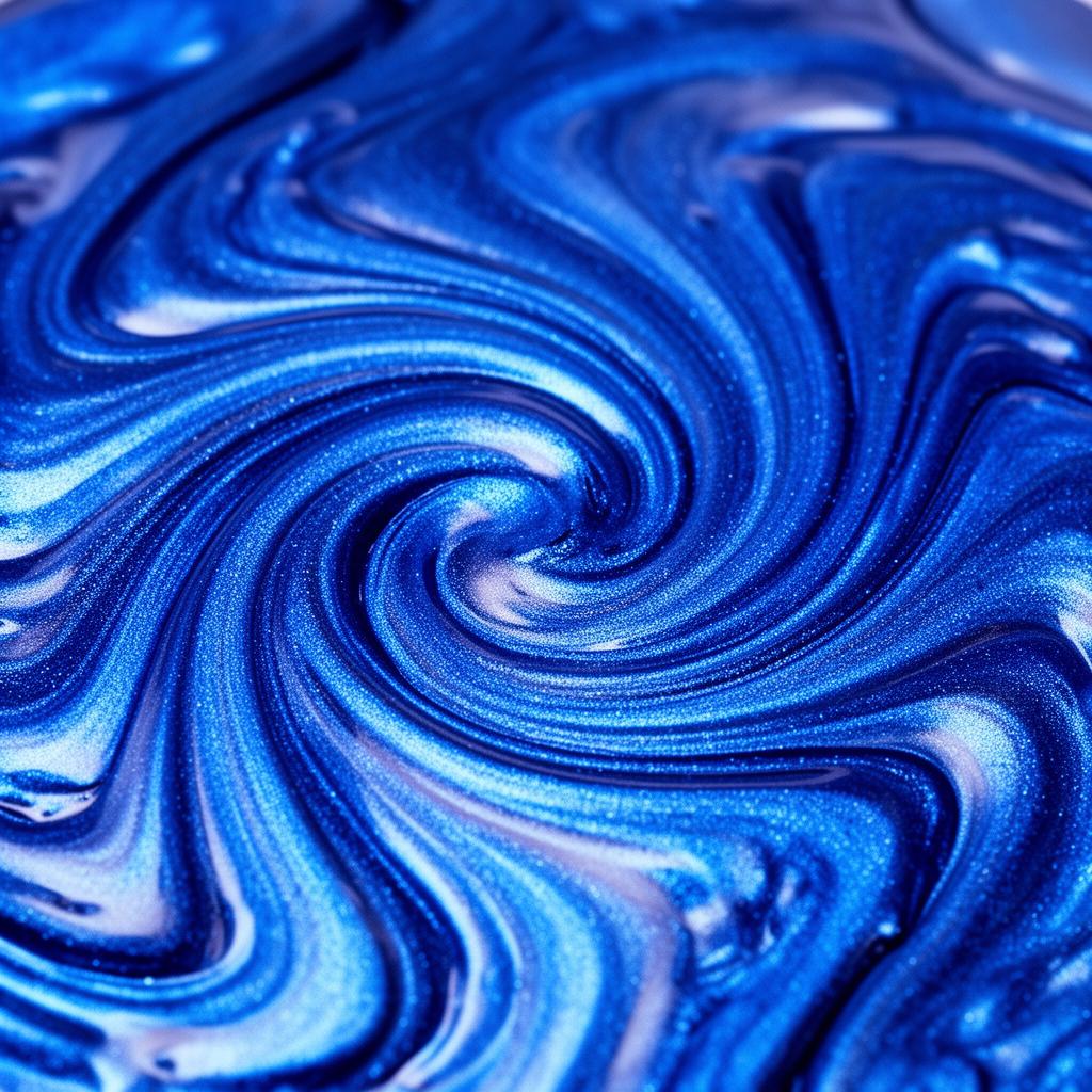 Magic Blue metallic epoxy pigment - Cap City Garages Columbus OH