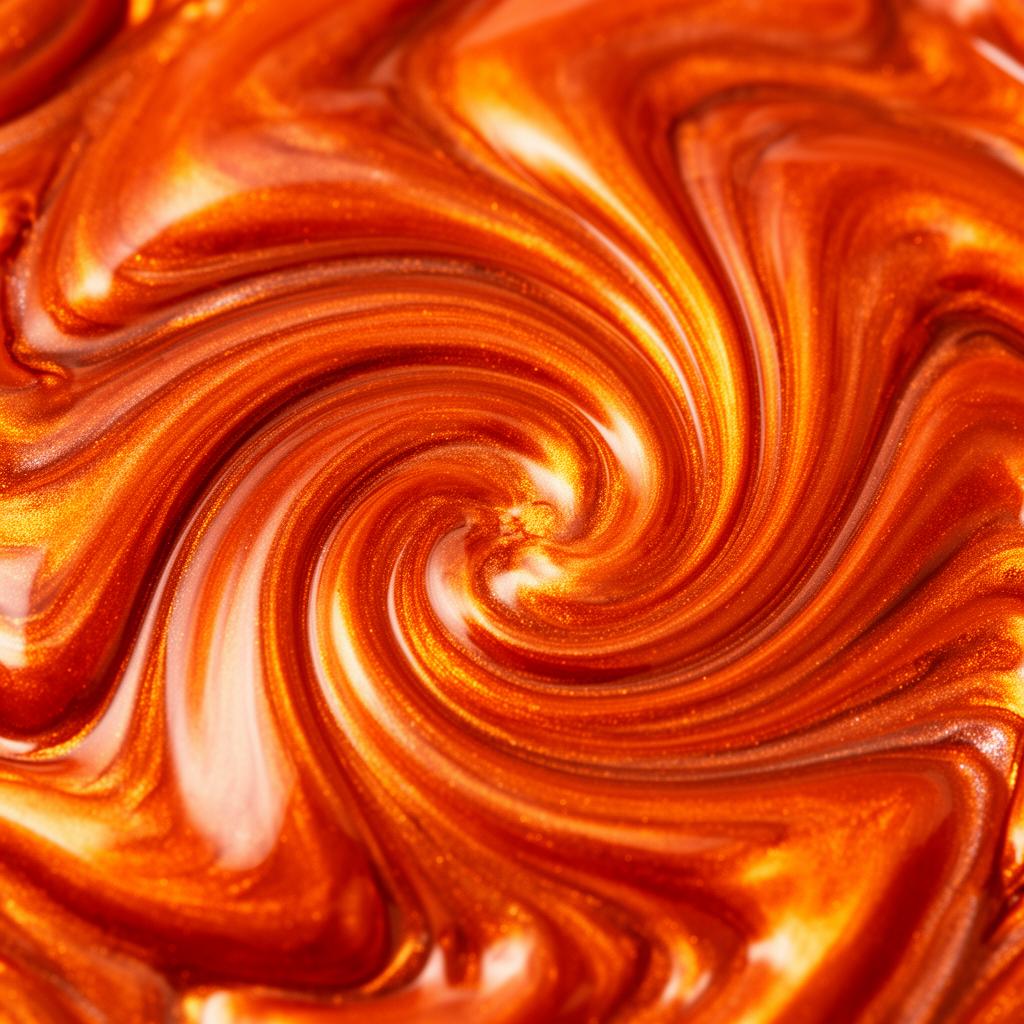 Magic Orange metallic epoxy pigment - Cap City Garages Columbus OH