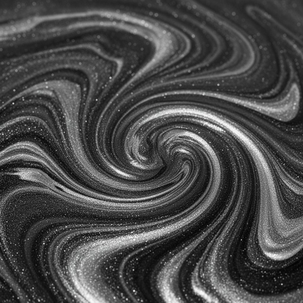 Silver Black metallic epoxy pigment - Cap City Garages Columbus OH