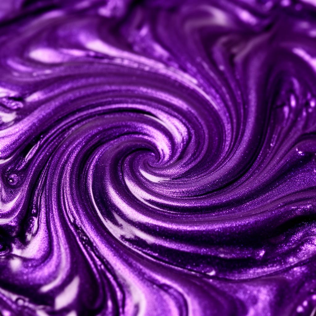 Violet metallic epoxy pigment - Cap City Garages Columbus OH